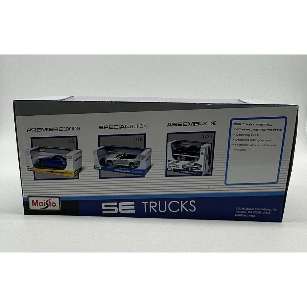 MAISTO 2017 FORD F-150 RAPTOR 4X4 METALLIC BLUE 1:24 DIECAST #31266 NEW